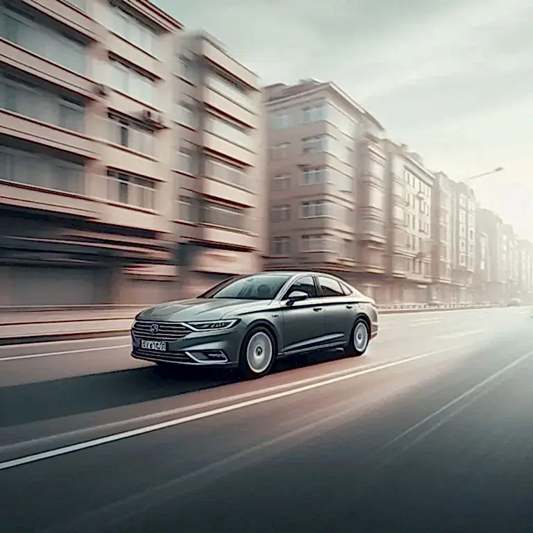 Esenyurt Saadetdere Sokaklarında Hızlı Korsan Taksi Hizmeti Veren Sivil Araç Görseli