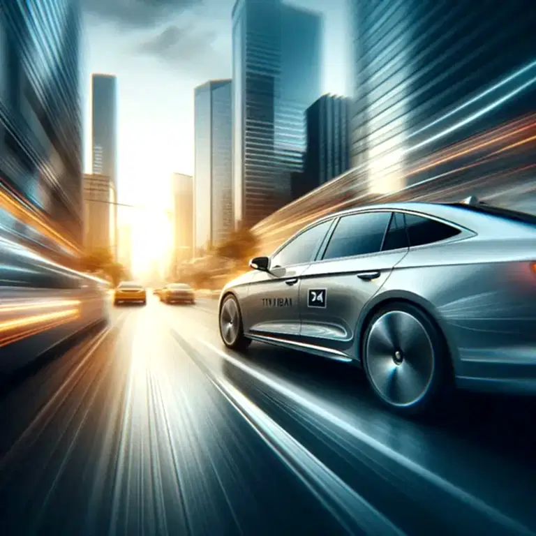 Esenyurt Sultaniye Mahallesi Ana Cadde Üzerinde Seyir Halindeki Bir Hizmet Aracı Görseli