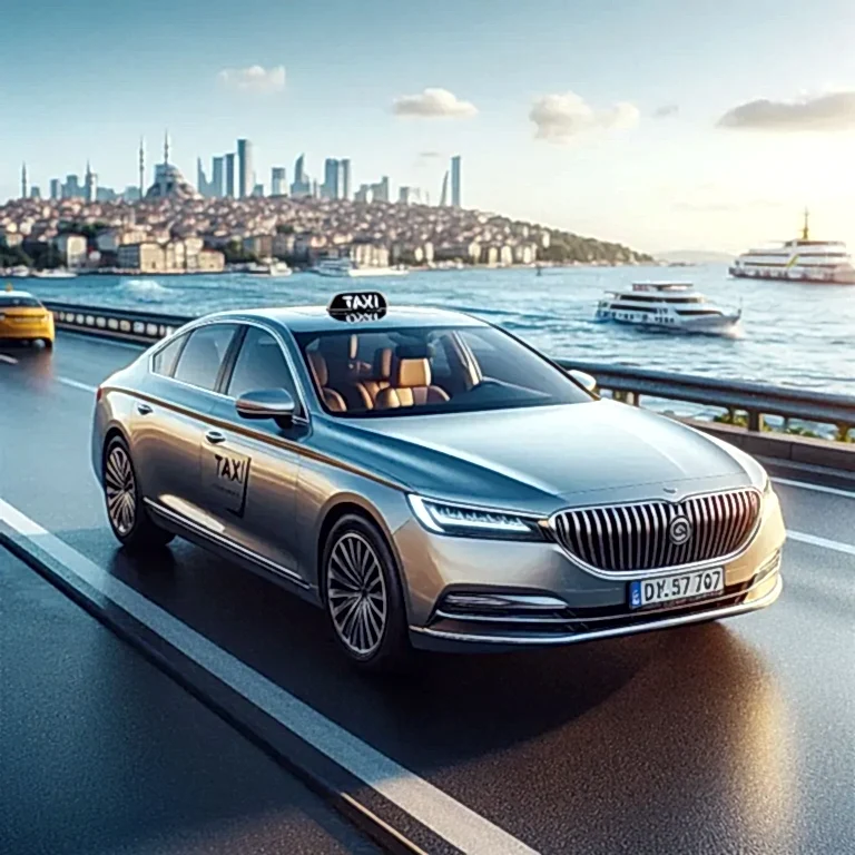 Esenyurt Yenikent Mahallesi Sokaklarında Korsan Taksi Hizmeti Sunan Sivil Sedan Aracı Hizmet Görseli