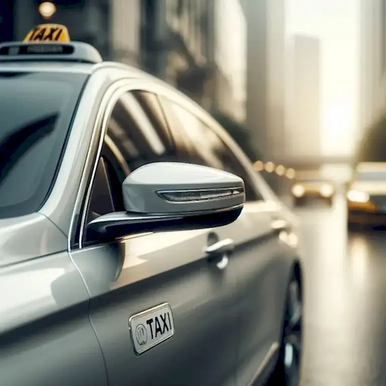 Esenyurt Süleymaniye Mahallesi Ana Cadde Üzerinde Seyir Halinde Bir Korsan Taksi Sivil Araç Görseli