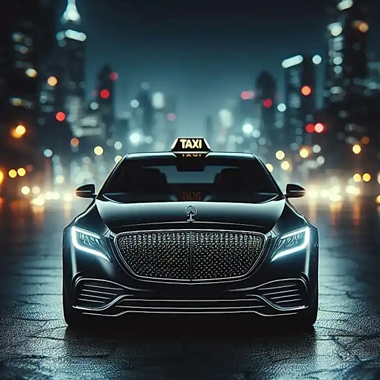 Büyükçekmece'de Korsan Taksi Hizmeti Veren Siyah Lüks Sedan Araç Hizmet Görseli